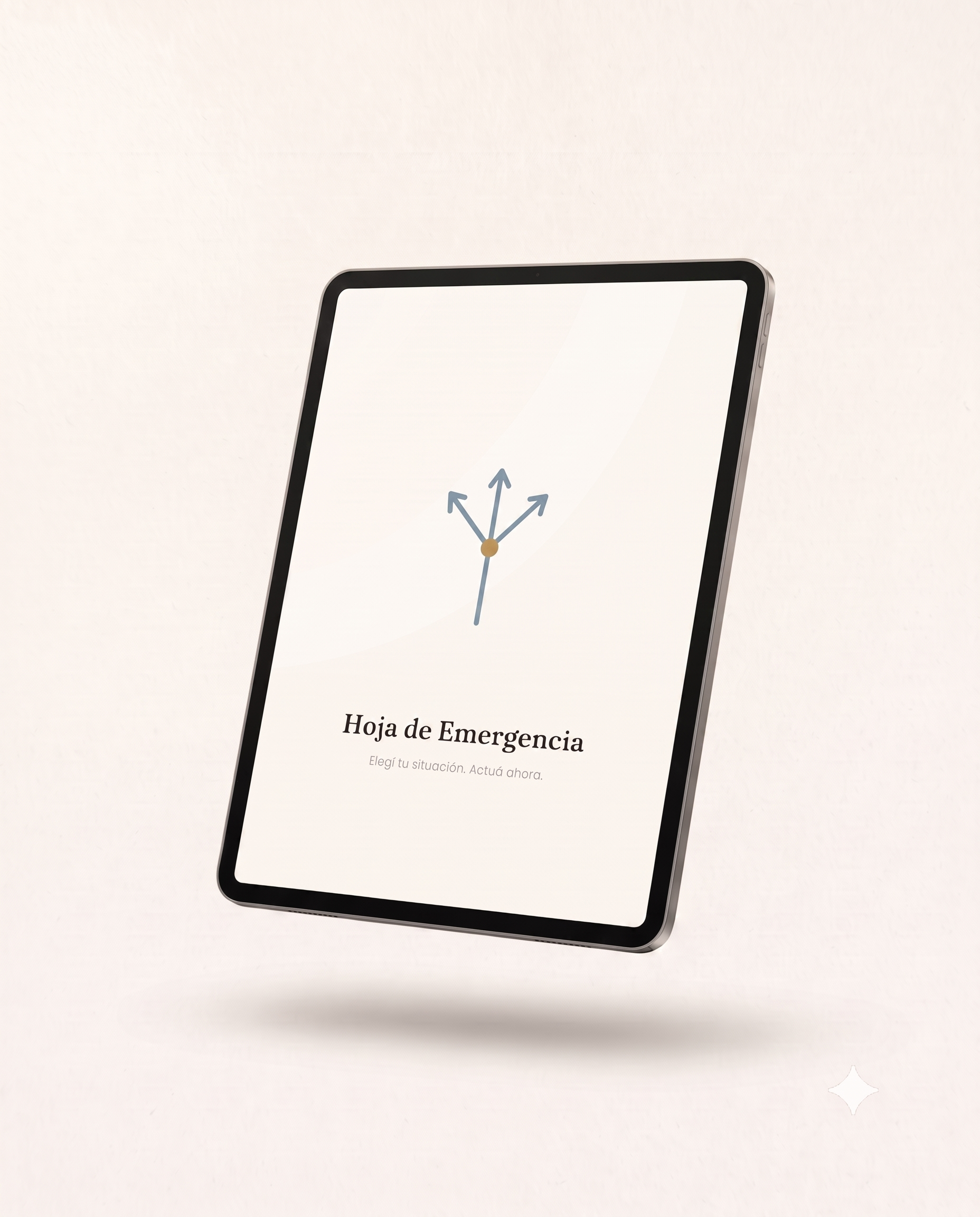 Bonus - Hoja de emergencia mockup tablet