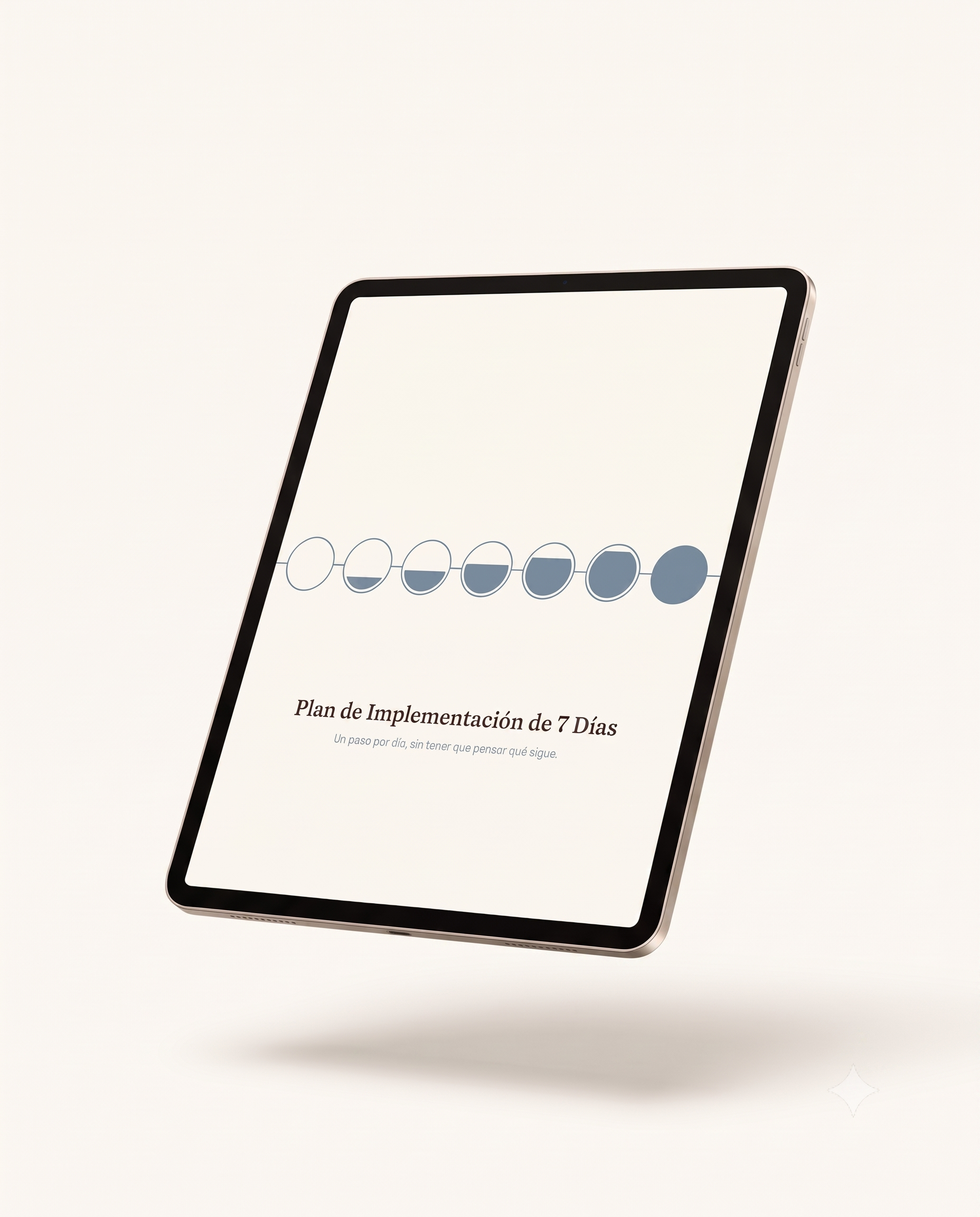 Bonus - Plan de 7 dias mockup tablet